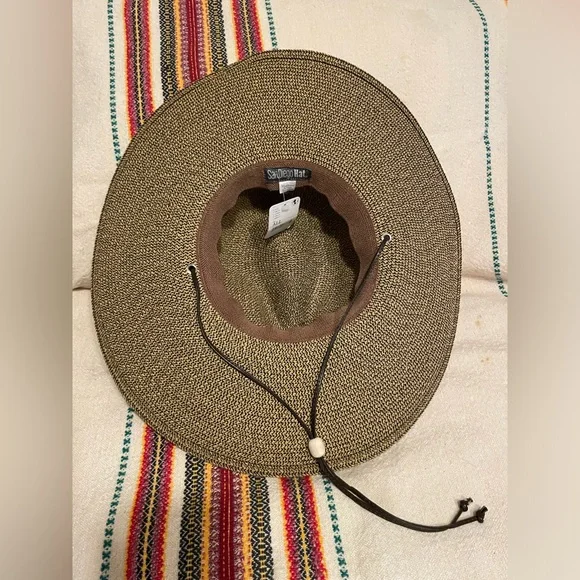 El Campo 5" Brim Sun Hat-UPF50 Sun Protection with Chin Cord San Diego Hat Co. - Picture 4 of 9